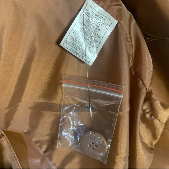 BB Dakota Steve Madden NWT Faux Leather Blazer Jacket Size Small - Picture 5 of 6